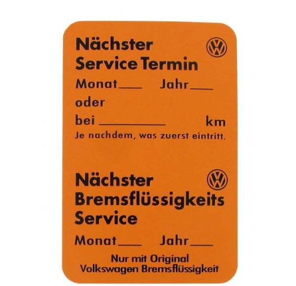 Sticker-L-11-K-Oriole-yellow-VW-Bus-T1-Kaefer-T2-